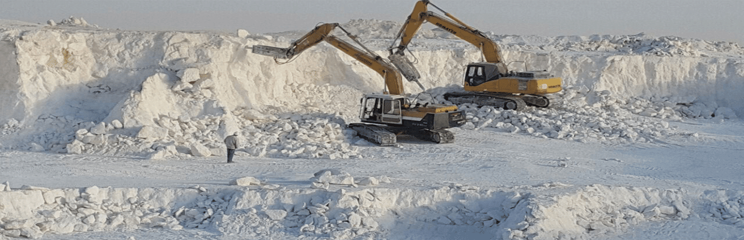 Agricultural limestone (aglime): finely ground Egyptian limestone for soil from ELT