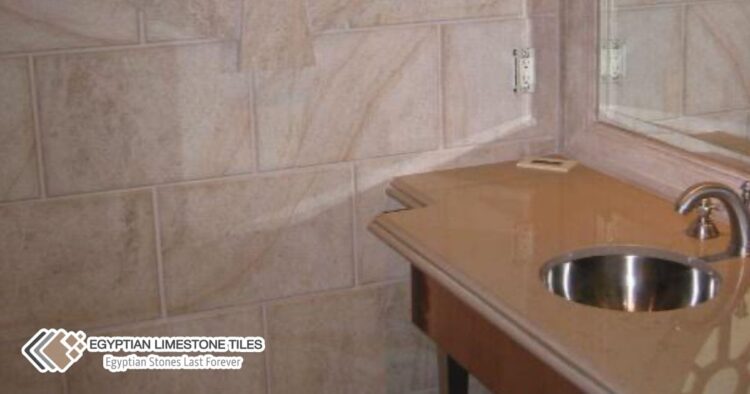 Natural stone bathroom renovation